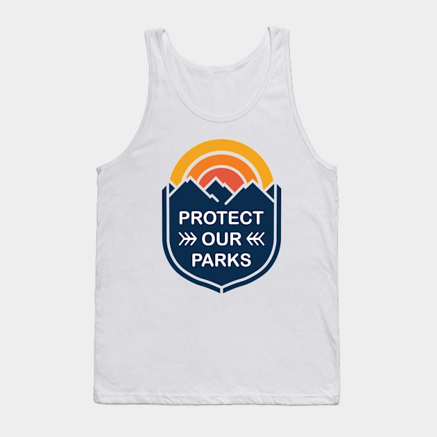 Protect Our National Parks Tank Top by Mark Studio